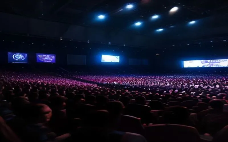Spectators filling the tiered seating of a Philippine cockpit arena during a pit cup tournament